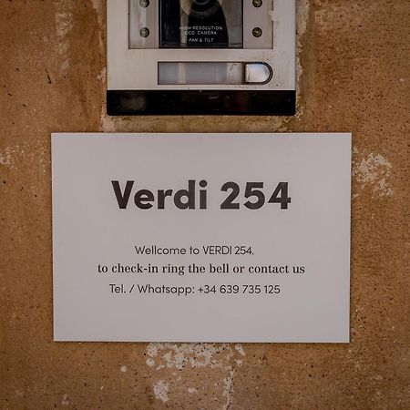 Verdi 254 Barcelona Eksteriør billede